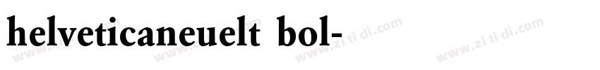 helveticaneuelt bol字体转换